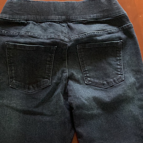Simply Vera jegging capri size 10 dark blue denim - Picture 4 of 4